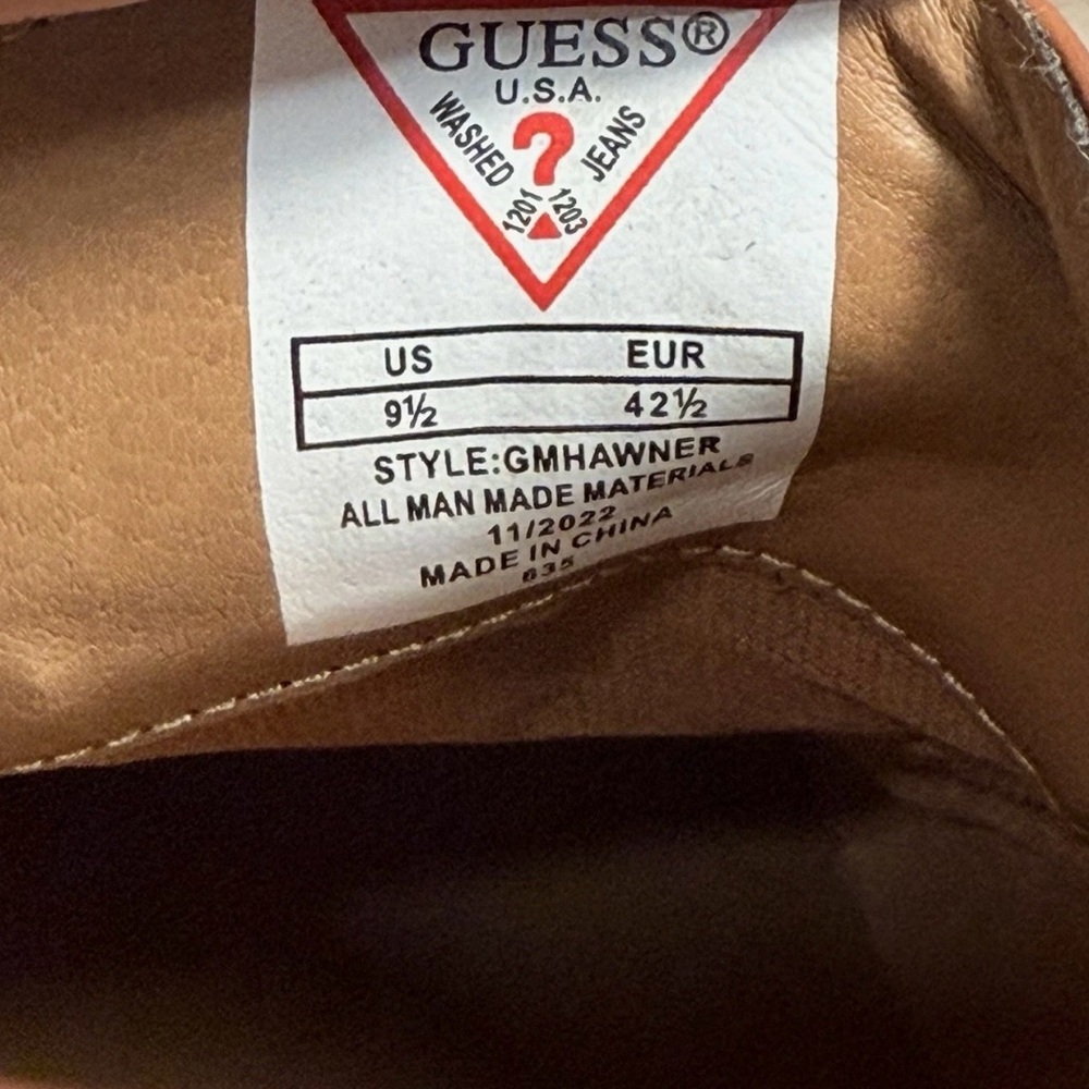 GUESS Men's Hawner Square Toe Slip On Dress Loafers - Picture 13 of 13